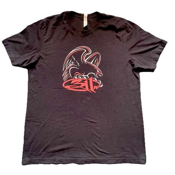 311 Concert T-Shirt Men’s XL Black July 30 2019 Atlanta Falcons Short Sleeve Tee - Picture 1 of 7